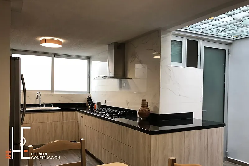 Cocina después de la remodelación